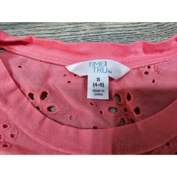 Time and Tru Women's Short Sleeve T-Shirt Size Small 4-6 - Picture 5 of 7